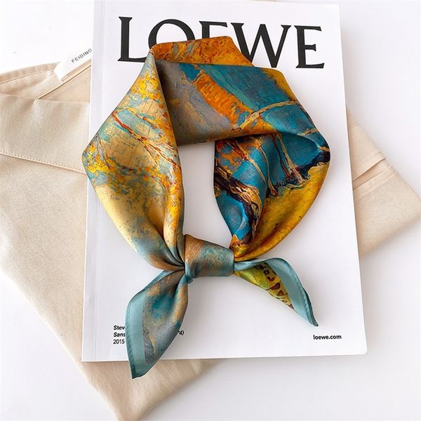 scarf 100 silk bandana women square scarves wrap kerchief mulberry spring fashion luxury headband hijab shawls 220704, Blue;gray
scarf 100 silk bandana women square scarves wrap kerchief mulberry spring fashion luxury headband hijab shawls 220704, Blue;gray