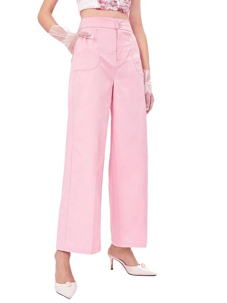 mod high waist wide leg pants m8yq#, Black;white 
mod high waist wide leg pants m8yq#, Black;white