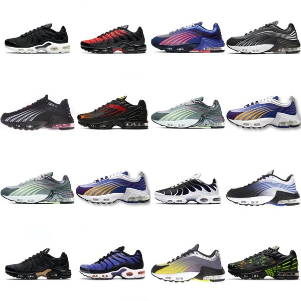 2022 tn plus 3 running shoes mens trainers triple black laser blue bred hyper violet silver red smoke grey outdoor sports sneakers