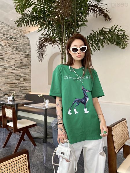 women's t-shirt designer chaopai b family 22ss spring and summer new design sense dog letter printing hsome men's women's sam, White
women's t-shirt designer chaopai b family 22ss spring and summer new design sense dog letter printing hsome men's women's sam, White