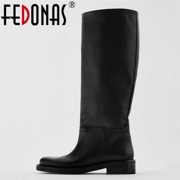 fedonas big size women knee high boots cow leather platform winter shoes woman high heels warm fur high long boots ins shoes 210911, Black
fedonas big size women knee high boots cow leather platform winter shoes woman high heels warm fur high long boots ins shoes 210911, Black