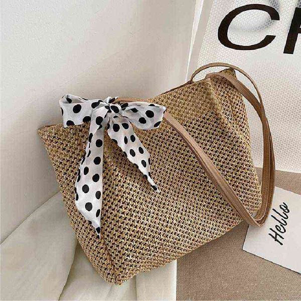 2021 casual straw large capacity beach tote wicker women shoulder bags rattan handbags summer beach bag travel big purses female g220524
2021 casual straw large capacity beach tote wicker women shoulder bags rattan handbags summer beach bag travel big purses female g220524