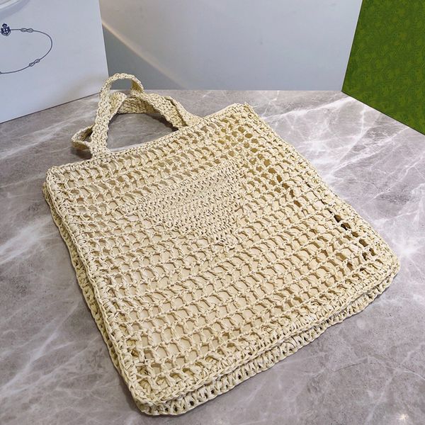 women designer raffia straw tote bag italy milano brand embroidered logo net shopping handbags lady large capacity beach shoulder handbag lu
women designer raffia straw tote bag italy milano brand embroidered logo net shopping handbags lady large capacity beach shoulder handbag lu
