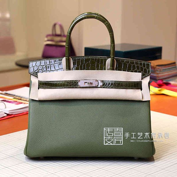 designer birkins bags women's togo spell crocodile skin olive green touch 30cm silver buckle handbag
designer birkins bags women's togo spell crocodile skin olive green touch 30cm silver buckle handbag