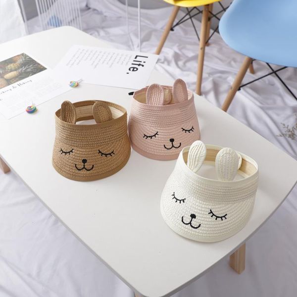 kids straw hats summer cute cartoon pattern embroidery children baseball hat visor cap for boys girls, Yellow
kids straw hats summer cute cartoon pattern embroidery children baseball hat visor cap for boys girls, Yellow