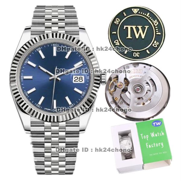 tw factory luxury watches 41mm datejust 904l stainless steel cal.3235 automatic mens watch 126334-0002 sapphire crystal blue dial 194u, Slivery;brown
tw factory luxury watches 41mm datejust 904l stainless steel cal.3235 automatic mens watch 126334-0002 sapphire crystal blue dial 194u, Slivery;brown