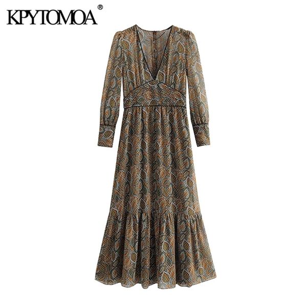 kpytomoa women chic fashion printed with lining pleated midi dress vintage v neck long sleeve female dresses vestidos mujer t200613, Black;gray
kpytomoa women chic fashion printed with lining pleated midi dress vintage v neck long sleeve female dresses vestidos mujer t200613, Black;gray
