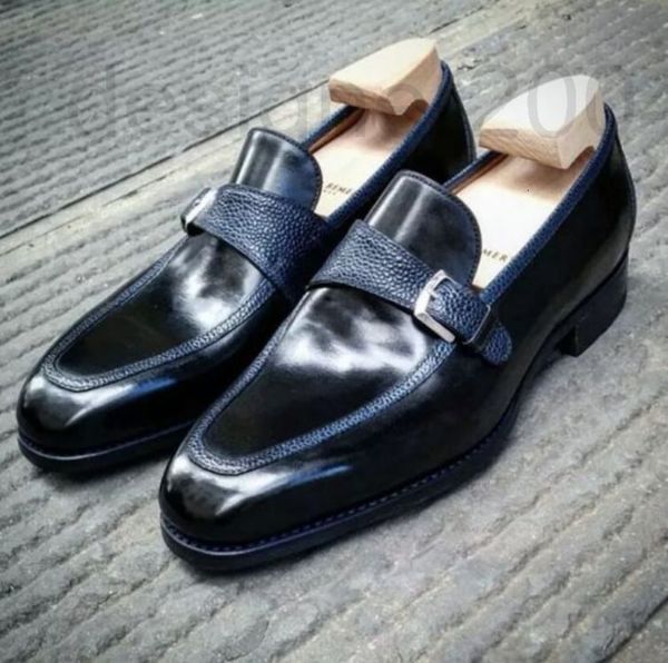 dress shoes designer men's shoes business dress pu leather splicing lefu western-style comfortable one foot with belt buckle 44n5, Black
dress shoes designer men's shoes business dress pu leather splicing lefu western-style comfortable one foot with belt buckle 44n5, Black