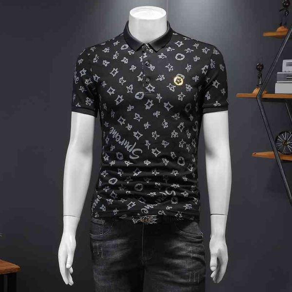 2022 summer new men's polo short sleeve t-shirt fashion cotton half shirt, White;black
2022 summer new men's polo short sleeve t-shirt fashion cotton half shirt, White;black