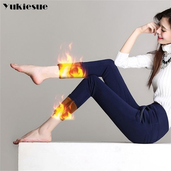 pencil pants women winter warm skinny slim high waist bottom pants female trousers plus size 4xl pantalon mujer 210412, Black;white
pencil pants women winter warm skinny slim high waist bottom pants female trousers plus size 4xl pantalon mujer 210412, Black;white