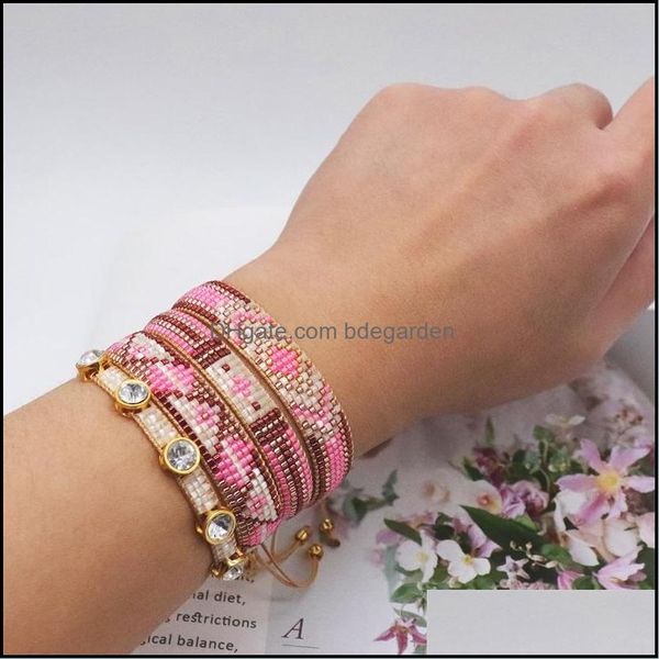 beaded strands beaded miyuki pink bracelets set for lady handmade bead inlay zircon pseras femme 2022 years giftbeaded dro bdegarden dh2xb, Black
beaded strands beaded miyuki pink bracelets set for lady handmade bead inlay zircon pseras femme 2022 years giftbeaded dro bdegarden dh2xb, Black