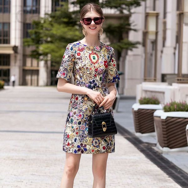 casual dresses designer spring and autumn new style printed diamond set bead temperament slim banquet dress middle women's wibm, Black;gray
casual dresses designer spring and autumn new style printed diamond set bead temperament slim banquet dress middle women's wibm, Black;gray