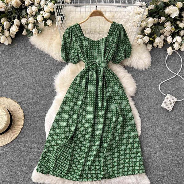 casual dresses korean chic small fresh plaid dress 2022 summer bubble short sleeve square neck waist a-line skirt p5nu, Black;gray
casual dresses korean chic small fresh plaid dress 2022 summer bubble short sleeve square neck waist a-line skirt p5nu, Black;gray