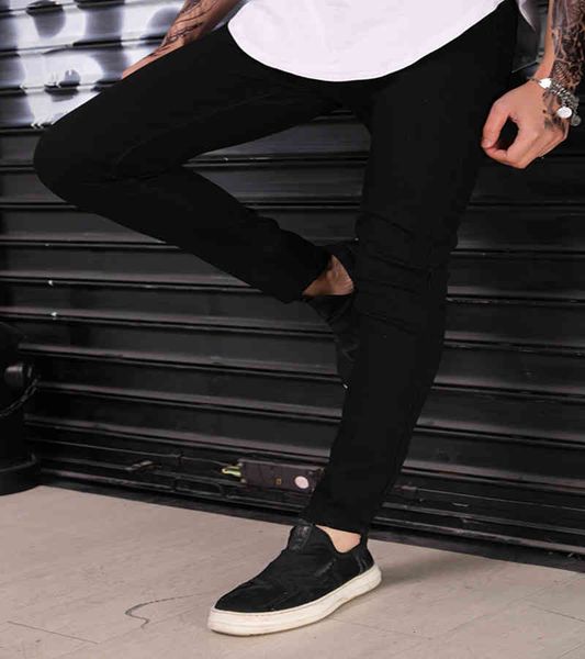 men's jeans trendy men's jeans slim fit black feet casual small pencil pants sdqo, Blue
men's jeans trendy men's jeans slim fit black feet casual small pencil pants sdqo, Blue