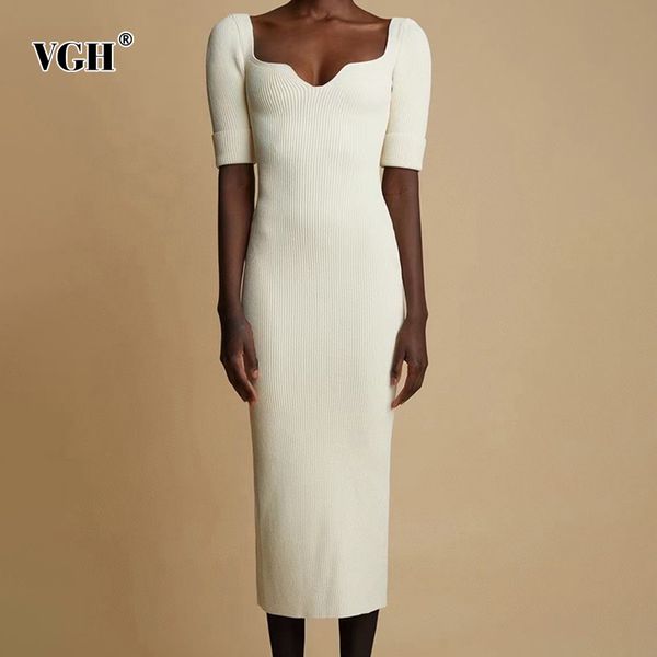 white slim dress for women square collar half sleeve high waist split minimalist midi dresses female spring fashion 210507, Black;gray
white slim dress for women square collar half sleeve high waist split minimalist midi dresses female spring fashion 210507, Black;gray