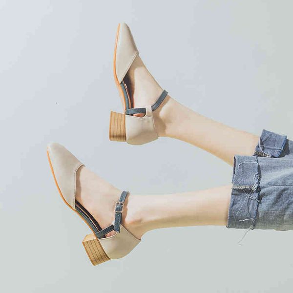 sandals fairy style summer middle heel thick soft sole casual and versatile one line buckle belt square head leather sandals bkza, Black
sandals fairy style summer middle heel thick soft sole casual and versatile one line buckle belt square head leather sandals bkza, Black