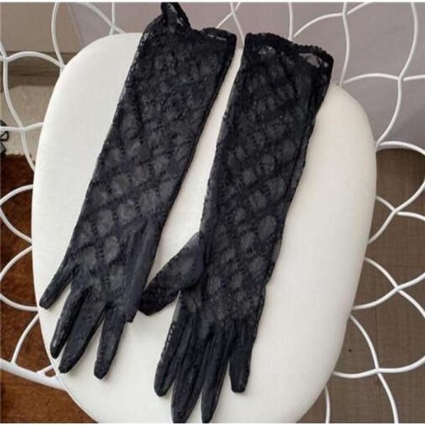 white black long short size tulle gloves designer ladies letters print embroidered lace driving mittens for women ins fashion thin186s, Blue;gray
white black long short size tulle gloves designer ladies letters print embroidered lace driving mittens for women ins fashion thin186s, Blue;gray