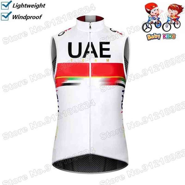 2021 Kids UAE Team Cycling Vest Windproof Boys Girls Bicycle Race Wind Vest Children Cycling Jerseys Sleeveless Chaleco Maillot, Wind vest 1
2021 Kids UAE Team Cycling Vest Windproof Boys Girls Bicycle Race Wind Vest Children Cycling Jerseys Sleeveless Chaleco Maillot, Wind vest 1