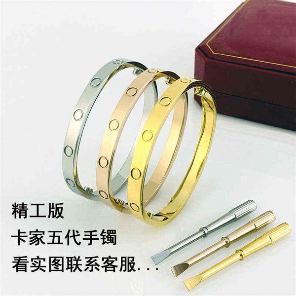 designer carti bracelets kajia 5 five generation classic love bracelet 18k rose gold plating popular, Silver
designer carti bracelets kajia 5 five generation classic love bracelet 18k rose gold plating popular, Silver