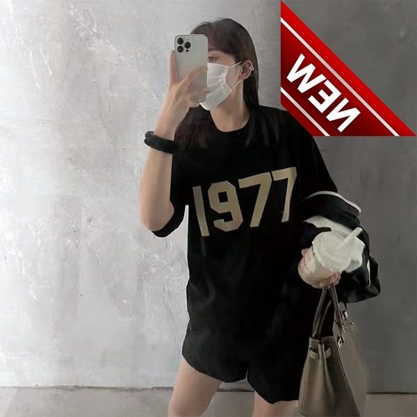 gaojiechao brand fog double thread series essentials digital 1977 flocking printed short sleeve t-shirt, White;black
gaojiechao brand fog double thread series essentials digital 1977 flocking printed short sleeve t-shirt, White;black