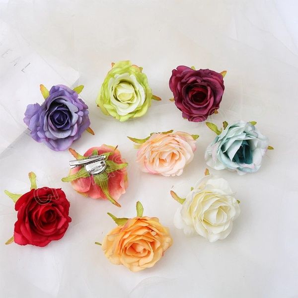 artificial rose flower hairpin bridal wedding headdress women hair clips headwear party girls festival hair accessories, Golden;silver
artificial rose flower hairpin bridal wedding headdress women hair clips headwear party girls festival hair accessories, Golden;silver