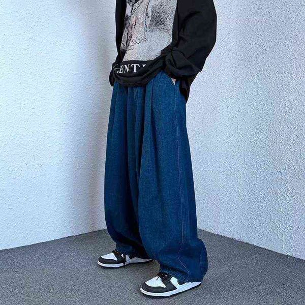 lantern pants men streetwear fashion autumn solid high waist loose wide leg trouser mens denim pant new casual jeans man hip hop t220726, Blue
lantern pants men streetwear fashion autumn solid high waist loose wide leg trouser mens denim pant new casual jeans man hip hop t220726, Blue