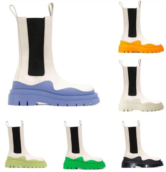two tone tire chelsea boots women platform chunky boot lady luxe design men calf desiger calfskin slip-on style round toe boots white+blue s, Black
two tone tire chelsea boots women platform chunky boot lady luxe design men calf desiger calfskin slip-on style round toe boots white+blue s, Black