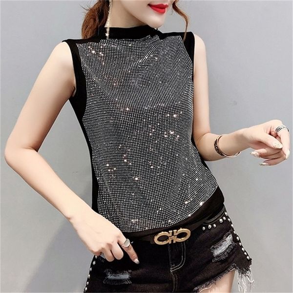summer casual loose korean clothes diamonds t-shirt women cotton fashion sleeveless ropa mujer shirt tees t02423 210312, White
summer casual loose korean clothes diamonds t-shirt women cotton fashion sleeveless ropa mujer shirt tees t02423 210312, White