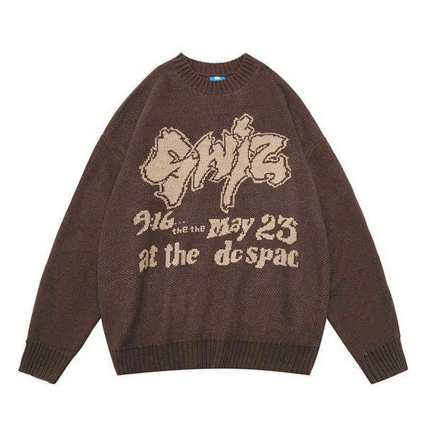 oversized sweater men women harajuku letter print casual knitted sweater men loose pullover 2022 autumn winter pull homme t220730, White;black
oversized sweater men women harajuku letter print casual knitted sweater men loose pullover 2022 autumn winter pull homme t220730, White;black