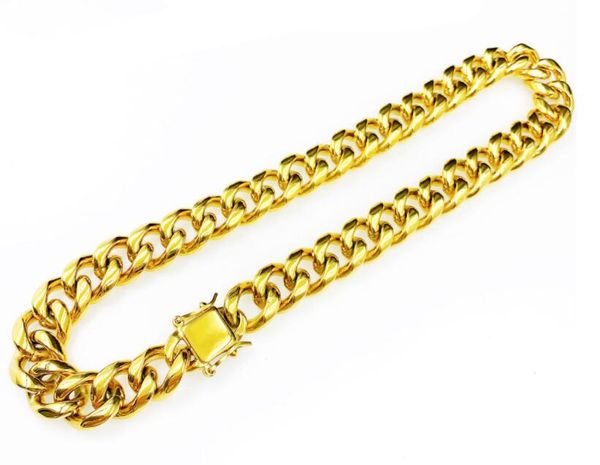 18k gold plated chains hip hop necklace round ground chain encryption chain cuba button, Silver
18k gold plated chains hip hop necklace round ground chain encryption chain cuba button, Silver