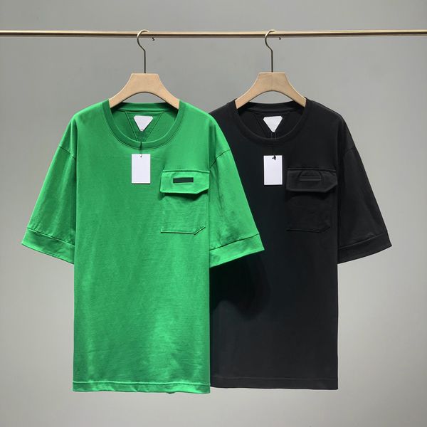 brand designed mens womens tees 22ss spring summer minimalism short sleeves with pocket 17653 men's plus tees, Black;brown
brand designed mens womens tees 22ss spring summer minimalism short sleeves with pocket 17653 men's plus tees, Black;brown