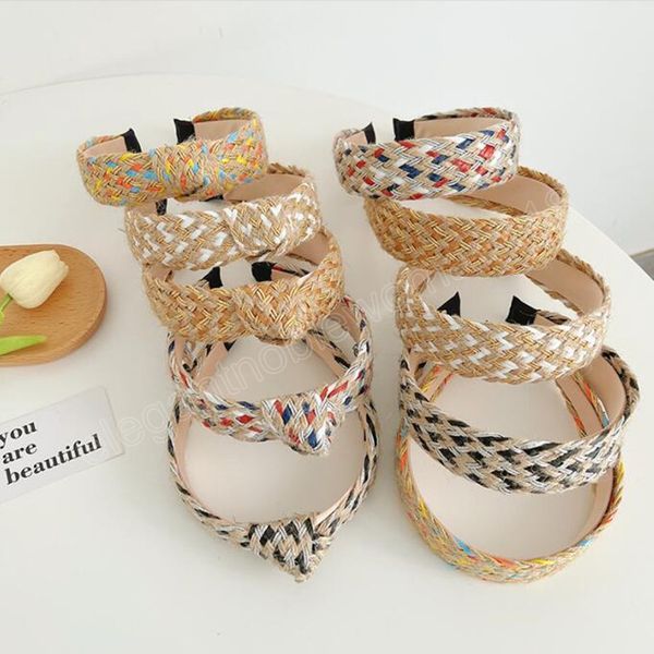 fashion women headband handmade braided hairband center knot turban girls summer headwear light color turban, Silver
fashion women headband handmade braided hairband center knot turban girls summer headwear light color turban, Silver