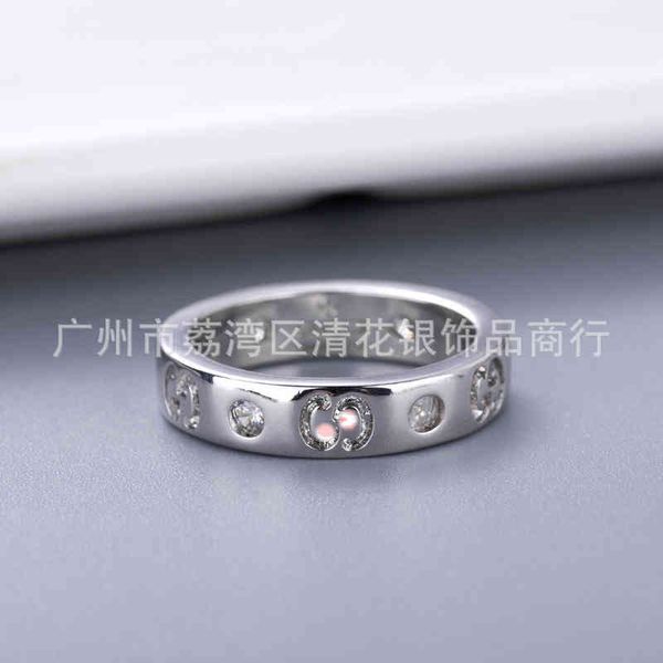 2023 designer new jewelry shuangg 18k white gold single fashion trend couple pair ring straight, Silver
2023 designer new jewelry shuangg 18k white gold single fashion trend couple pair ring straight, Silver