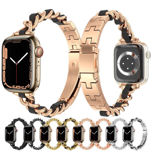 stainless steel metal strap for apple watch iwatch 3 4 5 6 7 band 38mm 40mm 42mm 44mm 41mm 45mm wristband luxury leather bracelet
stainless steel metal strap for apple watch iwatch 3 4 5 6 7 band 38mm 40mm 42mm 44mm 41mm 45mm wristband luxury leather bracelet