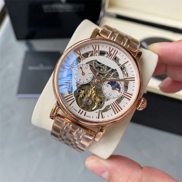 montre de luxe men watches 43mm imported automatic mechanical movement 316l steel case luxury watch wristwatches, Slivery;brown
montre de luxe men watches 43mm imported automatic mechanical movement 316l steel case luxury watch wristwatches, Slivery;brown