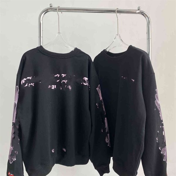 summer explosion early autumn new crocker sleeve pink print crew neck sweater embroidered lips loose lovers, Black
summer explosion early autumn new crocker sleeve pink print crew neck sweater embroidered lips loose lovers, Black