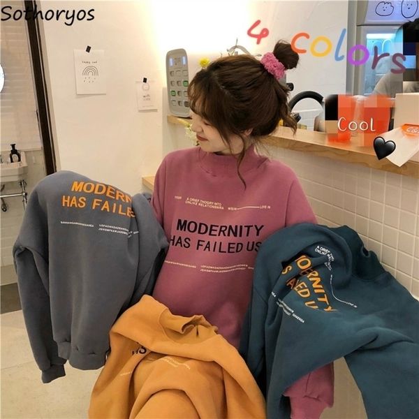 women hoodies turtleneck plus velvet loose trendy harajuku letter printed womens sweatshirt pullover allmatch daily ulzzang y200915, Black
women hoodies turtleneck plus velvet loose trendy harajuku letter printed womens sweatshirt pullover allmatch daily ulzzang y200915, Black