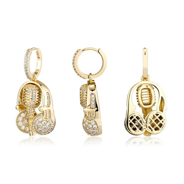 hip hop stud inlaid zircon microphone headphone earrings gold silver plated stud earring for women, Golden;silver
hip hop stud inlaid zircon microphone headphone earrings gold silver plated stud earring for women, Golden;silver