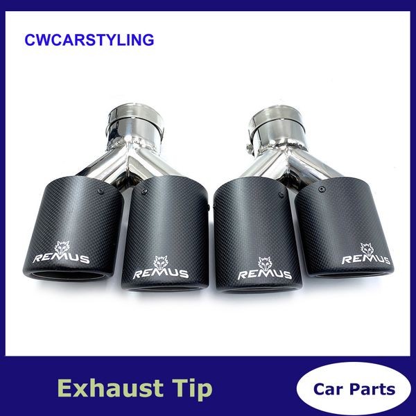 2pcs muffler matt carbon fibre styling remus stainless steel universal dual automobile exhaust pipe muffler car accessories modification
2pcs muffler matt carbon fibre styling remus stainless steel universal dual automobile exhaust pipe muffler car accessories modification