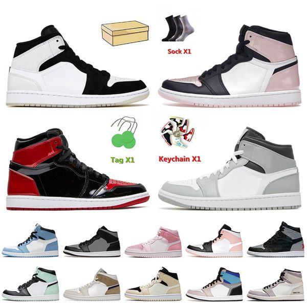 with box 2022 socks jumpman 1 high mid basketball shoes 1s women mens trainers diamond shorts tan suede patent bred atmosphere university ch
with box 2022 socks jumpman 1 high mid basketball shoes 1s women mens trainers diamond shorts tan suede patent bred atmosphere university ch