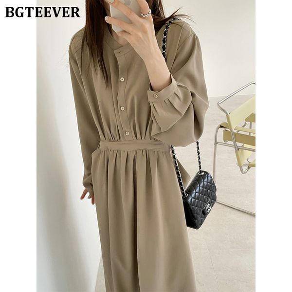 vintage o-neck single-breasted female a-line dress 2022 spring long sleeve loose lace-up casual women dress vestidos, Black;gray
vintage o-neck single-breasted female a-line dress 2022 spring long sleeve loose lace-up casual women dress vestidos, Black;gray