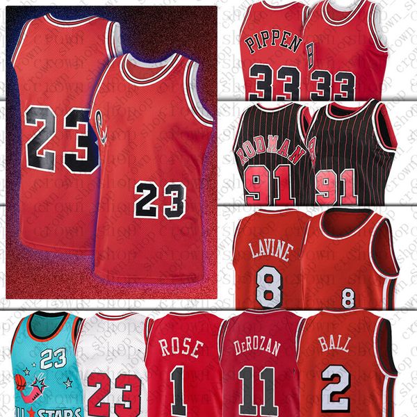 23 michael bull basketball jerseys scottie dennis lavine 8 zach rodman pippen 11 demar 2 lonzo derozan ball ness 1995 1996 jersey, Black;red
23 michael bull basketball jerseys scottie dennis lavine 8 zach rodman pippen 11 demar 2 lonzo derozan ball ness 1995 1996 jersey, Black;red