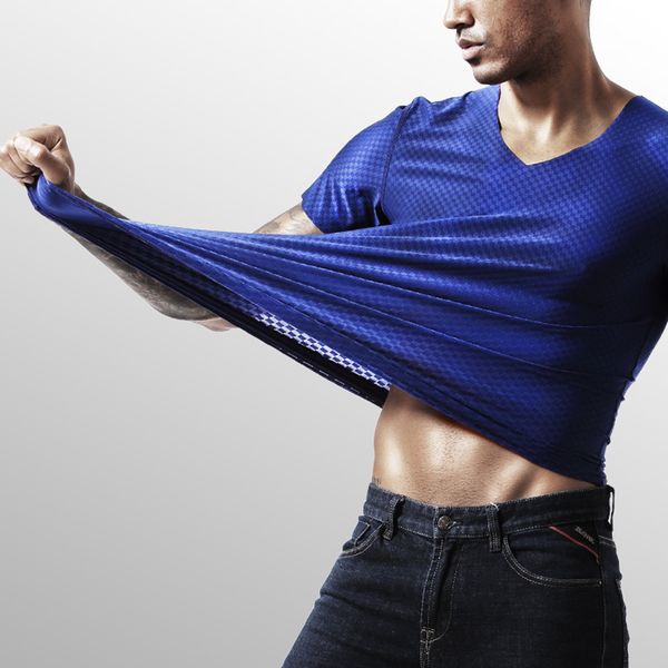 undershirt men clothing seamless short sleeved slim v-neck thin breathable lattice ropa sexi hombre onderhemd heren underwear, Black;brown
undershirt men clothing seamless short sleeved slim v-neck thin breathable lattice ropa sexi hombre onderhemd heren underwear, Black;brown