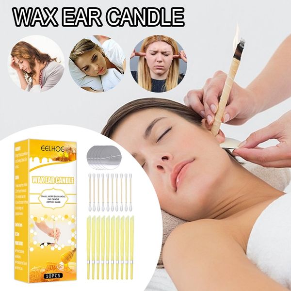 10pcs/set scented beeswax candles ear candles candling therapy earwax cleaning cones hollow candle wax ears kit
10pcs/set scented beeswax candles ear candles candling therapy earwax cleaning cones hollow candle wax ears kit