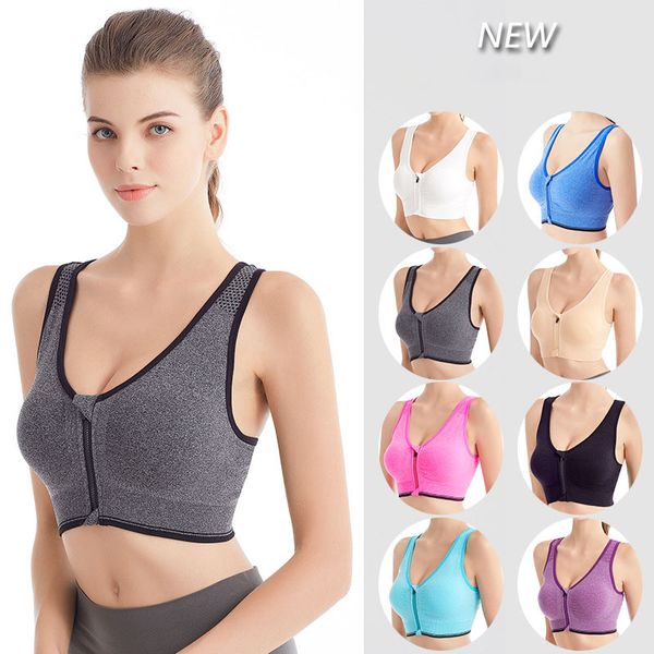 3 pack women's zipper sports bra underwear bralette support cross back shockproof wireless yoga breathable bra no steel
3 pack women's zipper sports bra underwear bralette support cross back shockproof wireless yoga breathable bra no steel