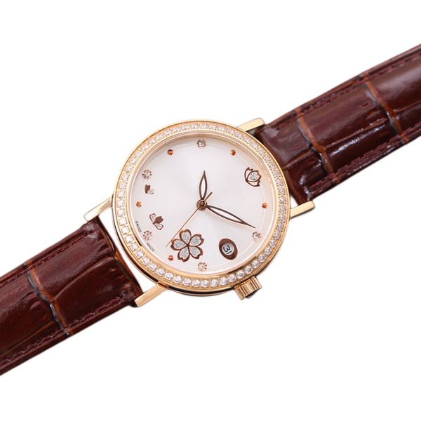 women's fashion watch 8215 mechanical movement 316l stainless steel case sapphire crystal glass scratch resistant leather strap luxury, Slivery;brown
women's fashion watch 8215 mechanical movement 316l stainless steel case sapphire crystal glass scratch resistant leather strap luxury, Slivery;brown