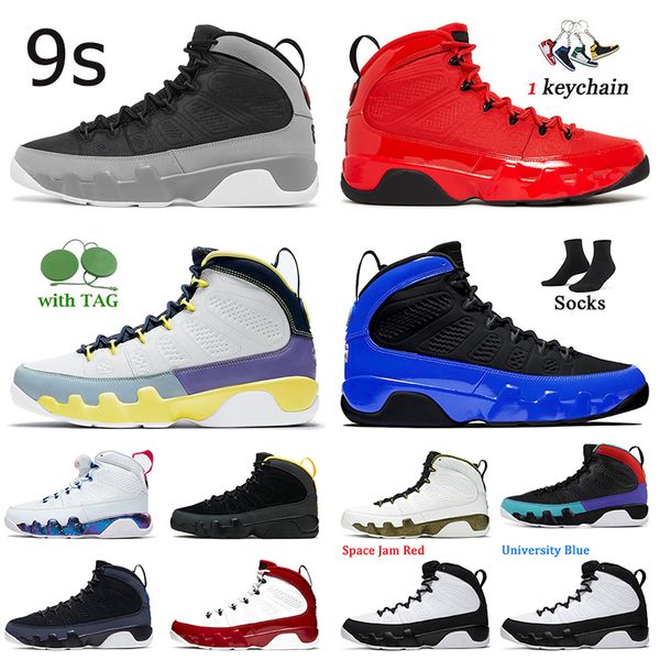 9 jumpman 9s particle grey mens basketball shoes with socks chile red change the world racer blue university gold space jam high og sneakers
9 jumpman 9s particle grey mens basketball shoes with socks chile red change the world racer blue university gold space jam high og sneakers