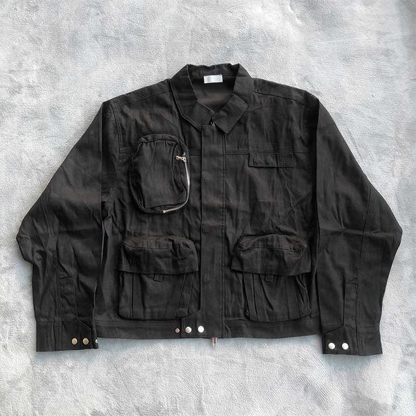 men's jackets grailz korean vibe same loose three pocket truck driver jacket functional wind work suit short coat, Black;brown
men's jackets grailz korean vibe same loose three pocket truck driver jacket functional wind work suit short coat, Black;brown