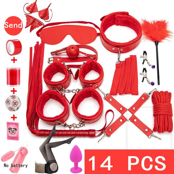 boutique sexyy leatherbdsm kits plush bondage set handcuffs games whip gag nipple clamps toys for couples exotic accessories
boutique sexyy leatherbdsm kits plush bondage set handcuffs games whip gag nipple clamps toys for couples exotic accessories