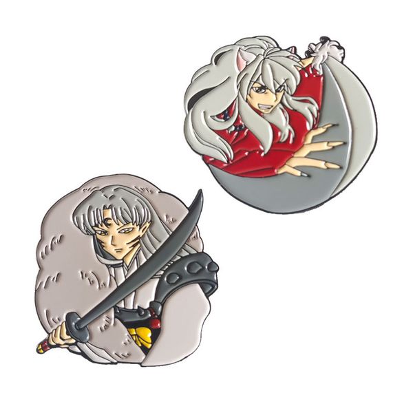 japanese anime inuyasha brooches for clothes lapel pins for backpacks enamel pins decorative badges jewelry accessories, Blue
japanese anime inuyasha brooches for clothes lapel pins for backpacks enamel pins decorative badges jewelry accessories, Blue